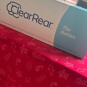 Clear rear budget attach to toilet